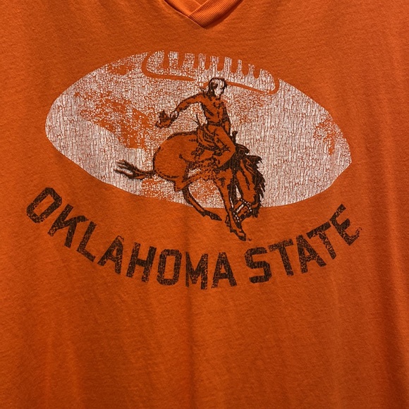 Okstate short sleeve womens tee with university’s retro logo - Picture 2 of 5
